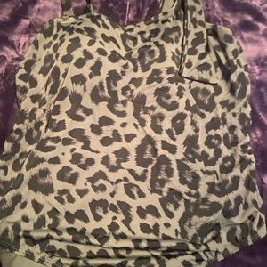 Brand new swimsuit olive green camo size 2x